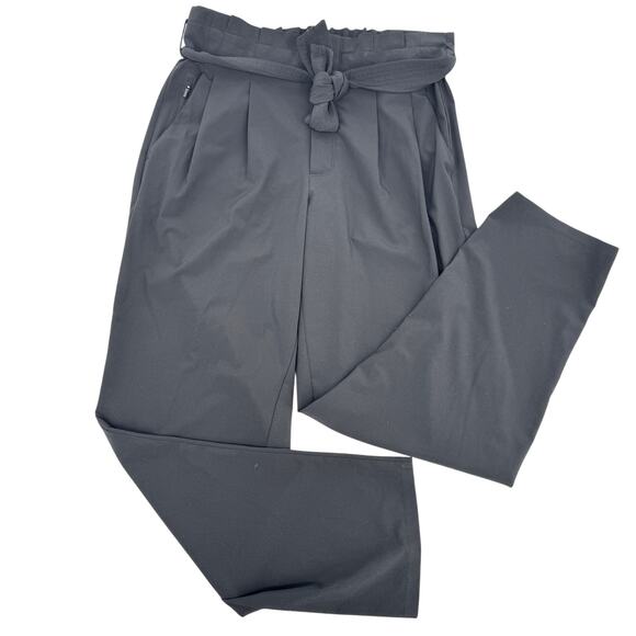 Athleta Skyline II Pant Ankle Jogger Active Pant Paperbag Size 6 Black - Picture 3 of 10